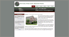 Desktop Screenshot of americanwindowscreen.com